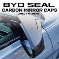 Seal Carbon Mirror Caps