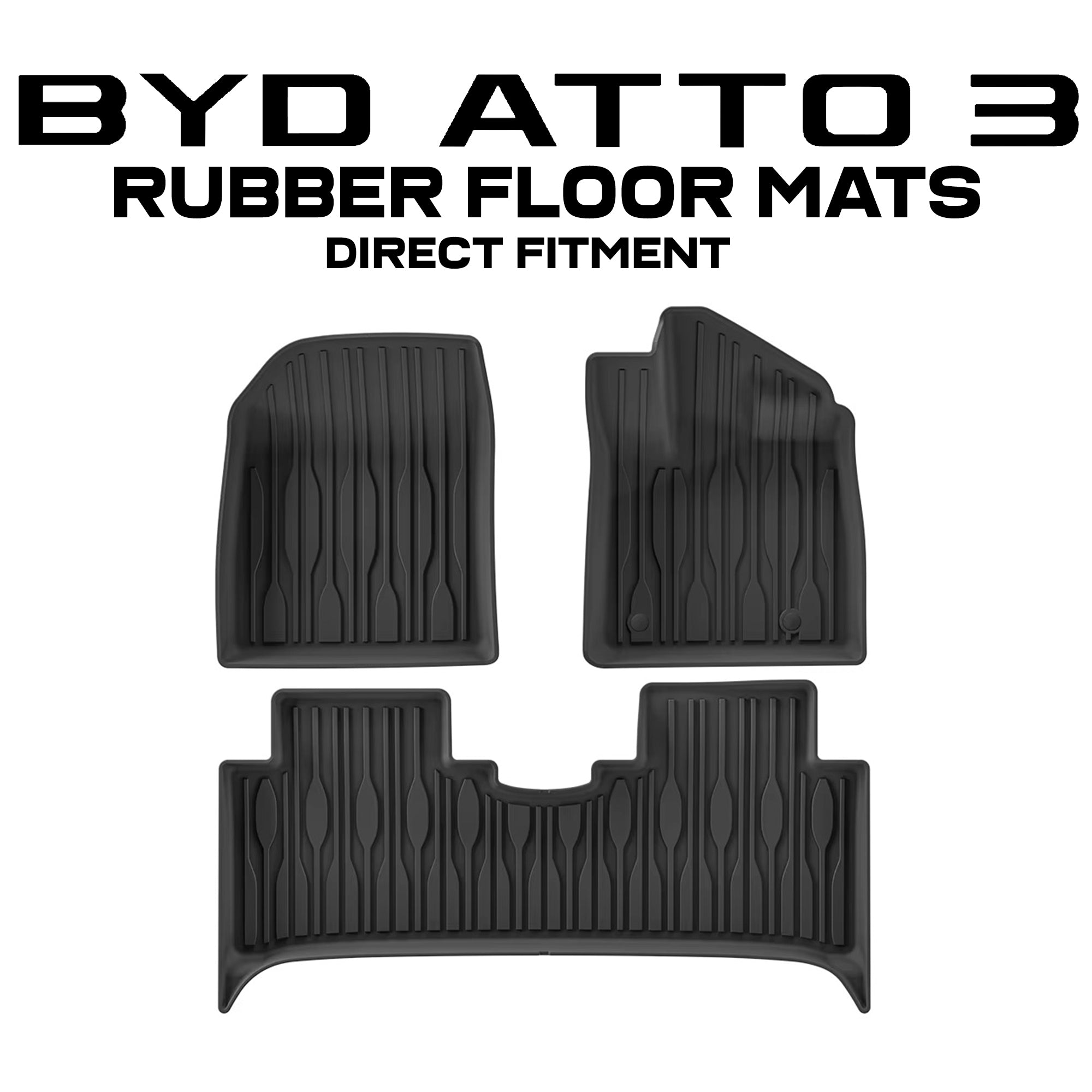 Atto 3 Rubber Floor Mats