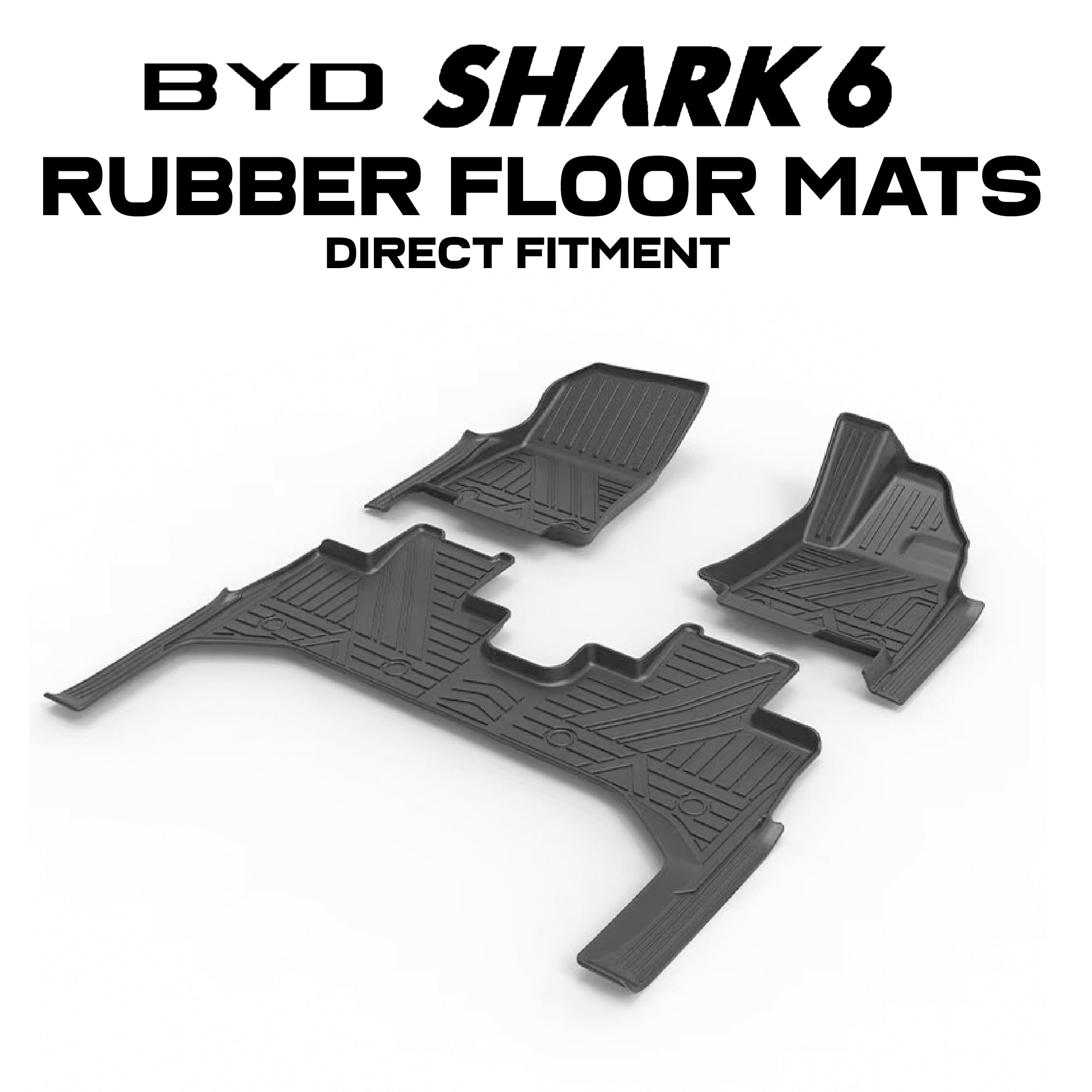 Shark 6 Rubber Floor Mats