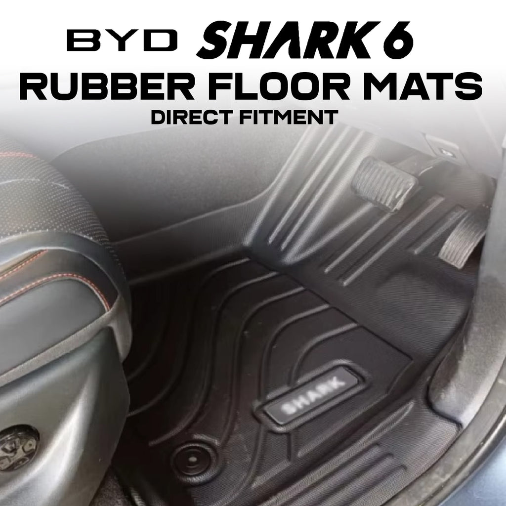 Shark 6 Rubber Floor Mats