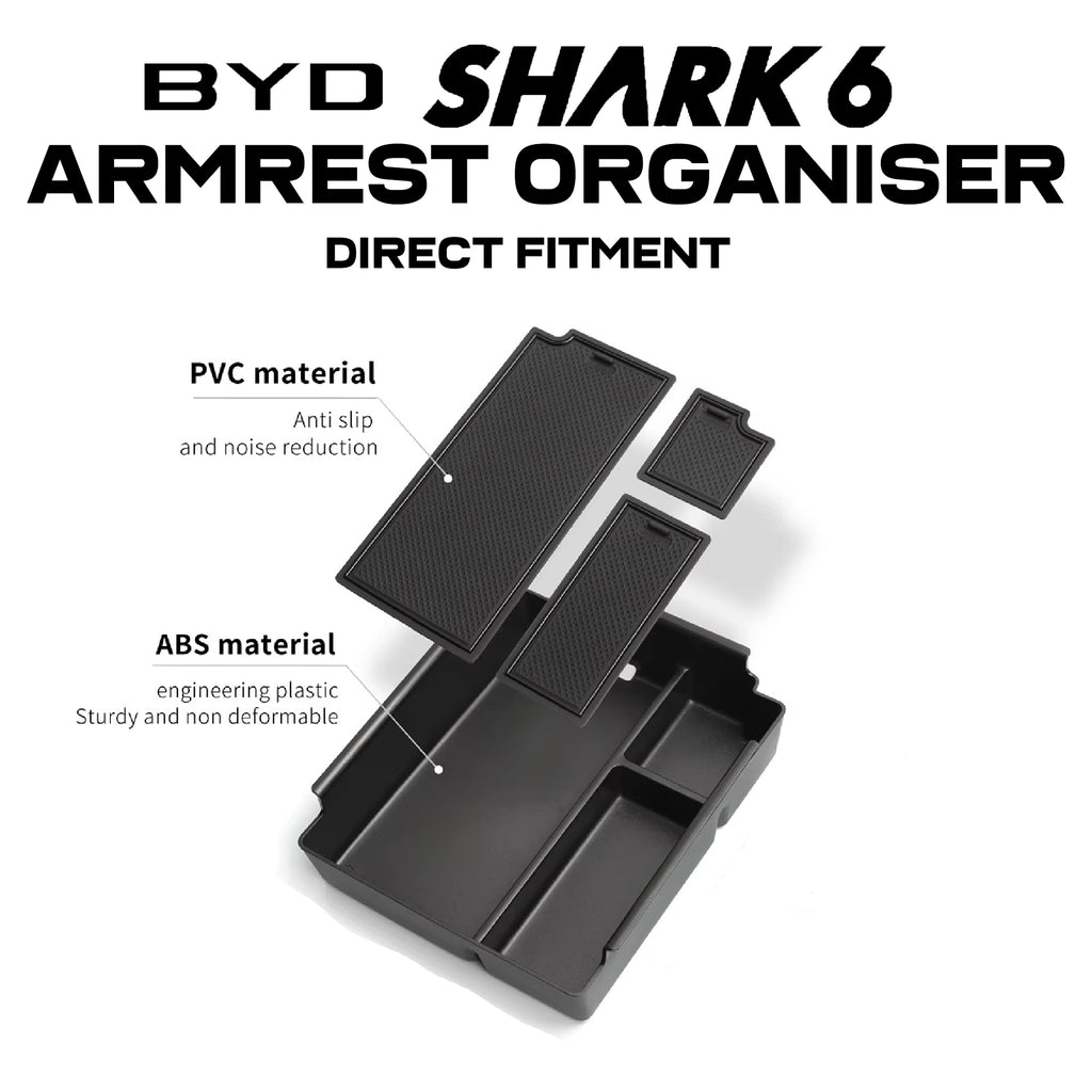 Shark 6 Armrest Organiser